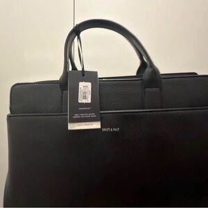 Matt & Nat Elegant Black Briefcase